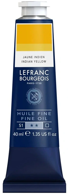 Olejová farba LEFRANC BOURGEOIS Fine - 40 ml v tube - 212 Indian Yellow - Indická žltá