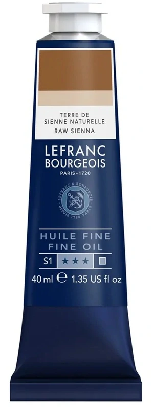 Olejová farba LEFRANC BOURGEOIS Fine - 40 ml v tube - 482 Raw Sienna - Sienna prírodná