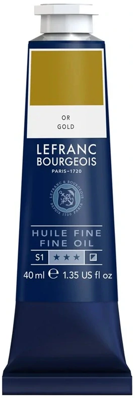 Olejová farba LEFRANC BOURGEOIS Fine - 40 ml v tube - 700 Gold Hue - Zlatá
