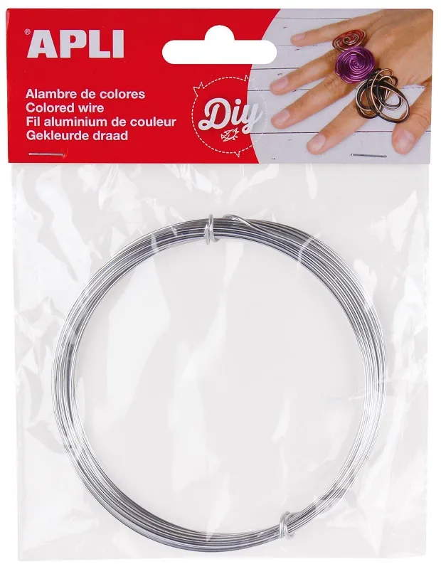 Modelovací drôt APLI - 1,5 mm × 5 m - strieborný