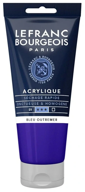 Akrylová farba LEFRANC BOURGEOIS Fine - 80 ml v tube - 043 Ultramarine - Ultramarín