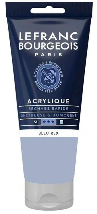 Akrylová farba LEFRANC BOURGEOIS Fine - 80 ml v tube - 067 Royal Blue - Kráľovská modrá