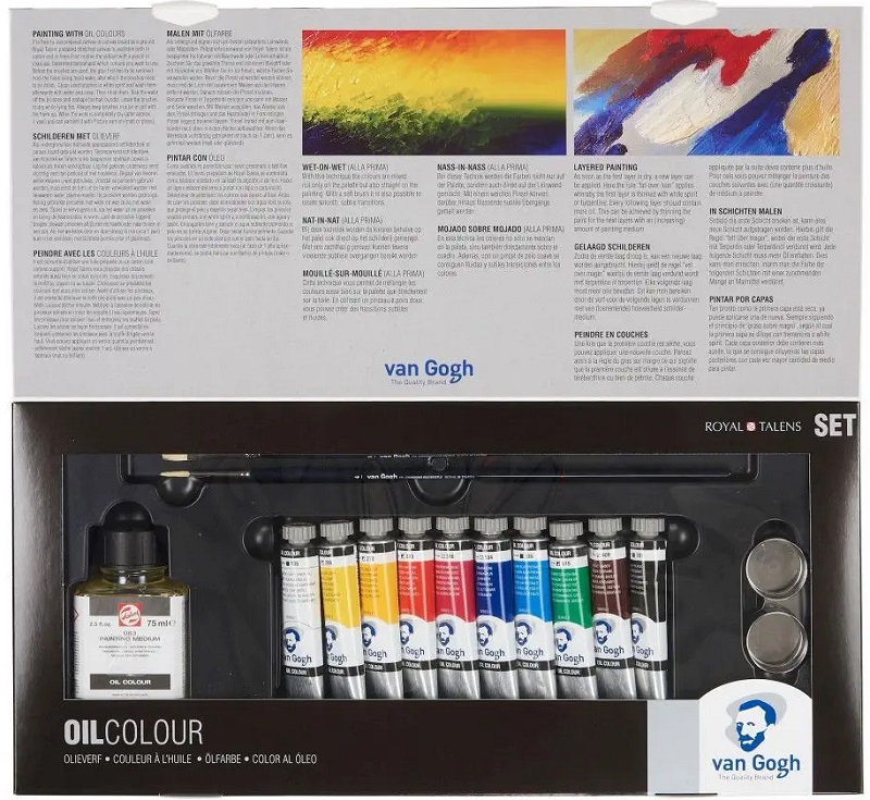 Olejové farby ROYAL TALENS Van Gogh - sada 10 x 20 ml
