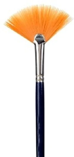 Vejárovitý štetec Kolibri - séria 1308 - Golden Sable - syntetický - č. 2