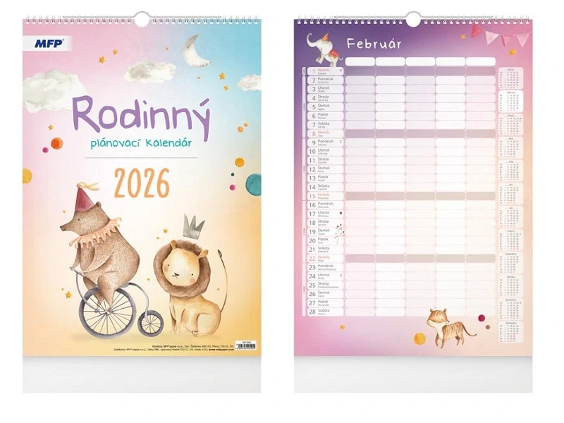 SK Kalendár 2026 - nástenný - Rodinný