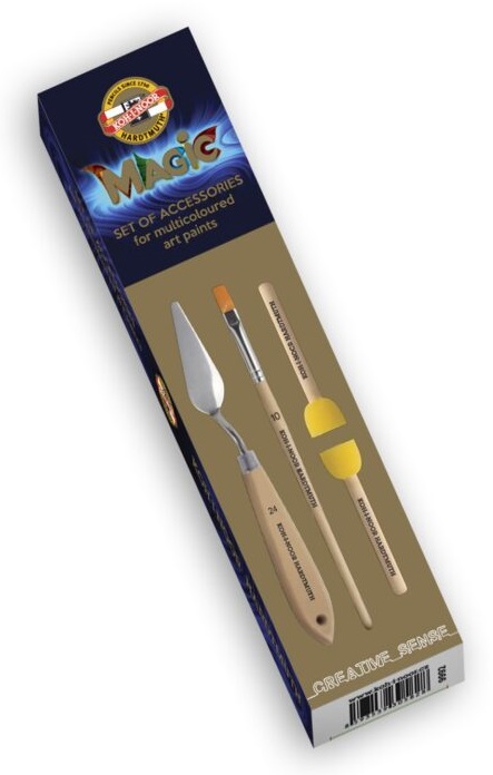 Sada doplnkov KOH-I-NOOR pre viactieňové umelecké farby MAGIC