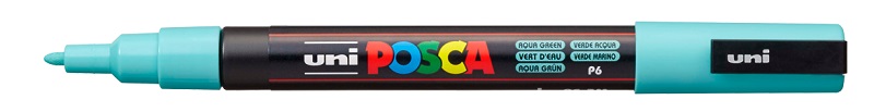 POSCA popisovač - PC-3M - šírka stopy 0,9 - 1,3 mm - azúrový P6