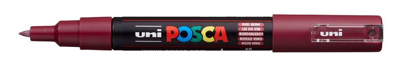 POSCA popisovač - PC-1M - šírka stopy 0,7 mm - bordó 60