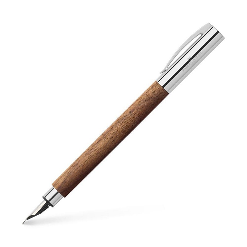 Luxusné plniace pero FABER-CASTELL Ambition - orechové drevo - hrot F