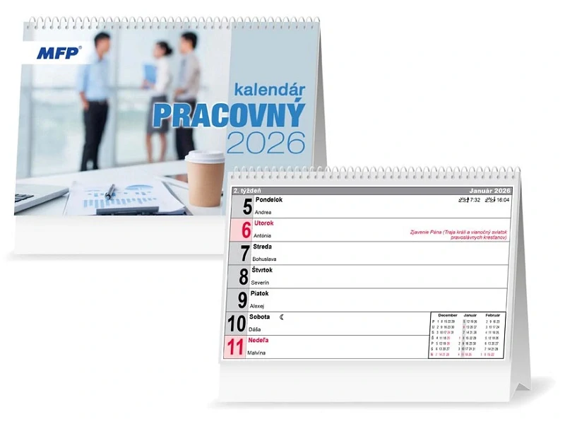 SK Kalendár 2026 - Pracovný - stolový - pracovný