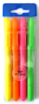Zvýrazňovače Centropen 2822/4 - sada 4 ks