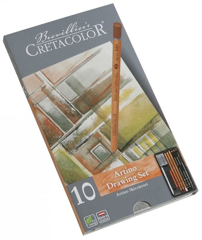 Umelecké ceruzky Brevillier´s CRETACOLOR ARTINO Drawing Set - 10 ks