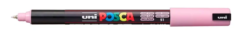 POSCA popisovač - PC-1MR - šírka stopy 0,7 mm - svetloružový 51