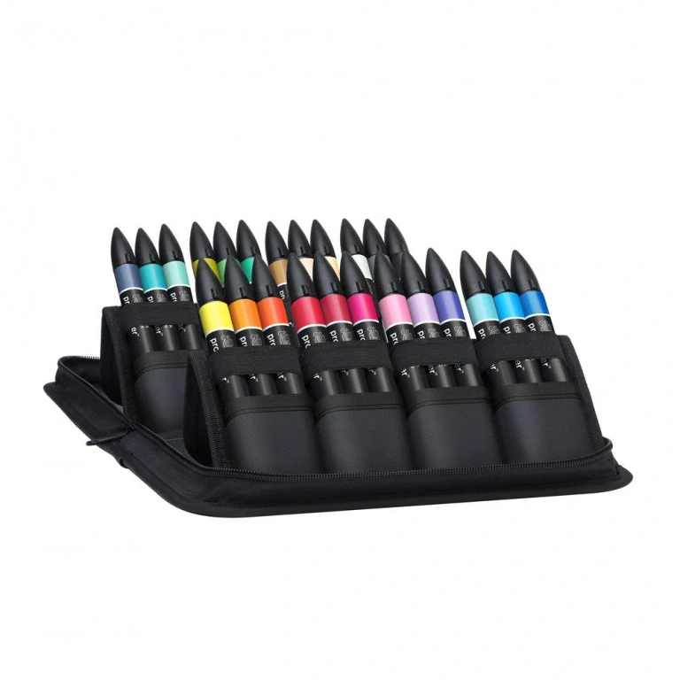 Markery Winsor&Newton - Promarker Umenie a Ilustrácia - 24 ks sada - obojstranné
