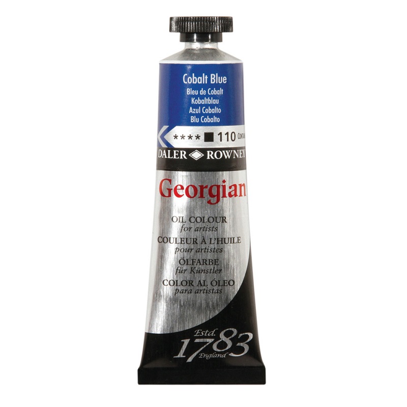 Olejová farba D&R Georgian - Cobalt Blue (Hue) 111 - 38 ml