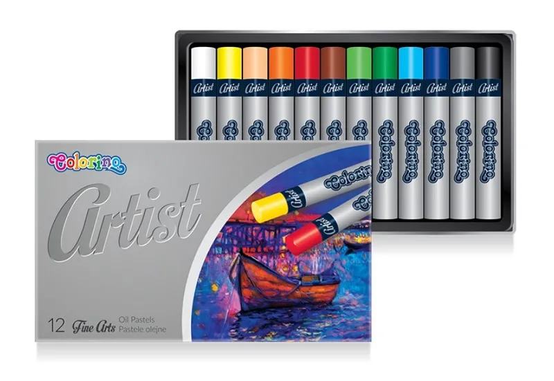 Olejové pastely Colorino Artist - Oil Pastels - farebná sada 12 ks