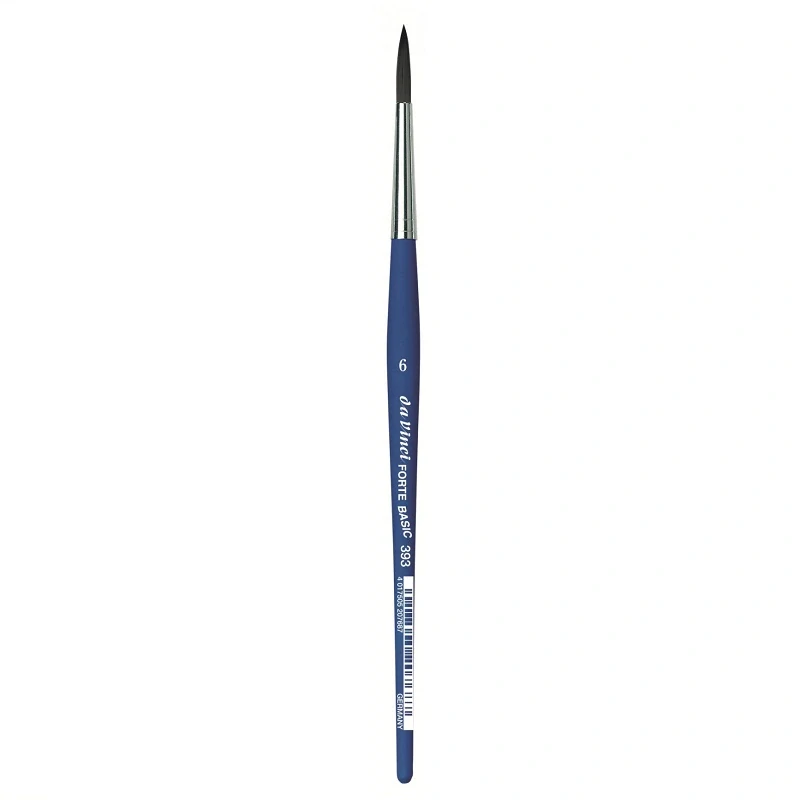 Guľatý štetec DA VINCI Forte Basic - séria 393 - syntetický vlas - č. 6