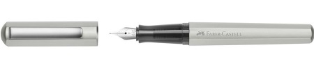 Plniace pero Faber-Castell Hexo - F - strieborné matné