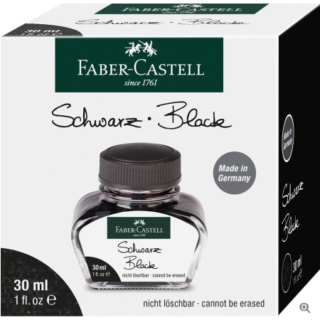 Atrament Faber-Castell - 30 ml - čierny
