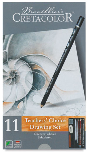 Umelecké ceruzky Brevillier´s CRETACOLOR Teacher´s Choice - 11 ks s príslušenstvom