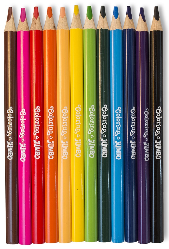 Farbičky Colorino kids JUMBO - trojhranné - 12 farieb