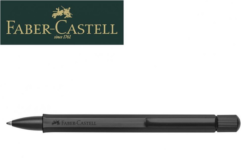 Guľôčkové pero Faber-Castell Hexo - čierna matná