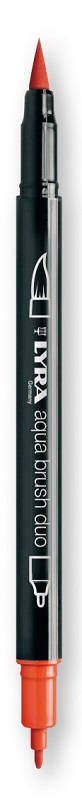Markery Lyra AQUA BRUSH DUO - sada 5 ks - štetcové - 5 základných farieb