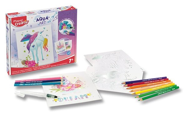Kreatívna akvarelová sada Maped Creativ Aqua´Art - Jednorožce