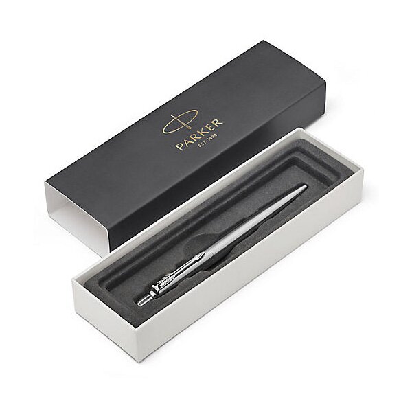 Guľôčkové pero PARKER Jotter Stainless Steel CT - s modrou náplňou