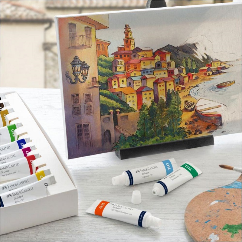 Olejové farby FABER-CASTELL - 24 x 9 ml - v tube