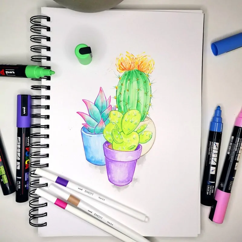 POSCA popisovač - PC-8K - šírka stopy 8 mm - zelený 6