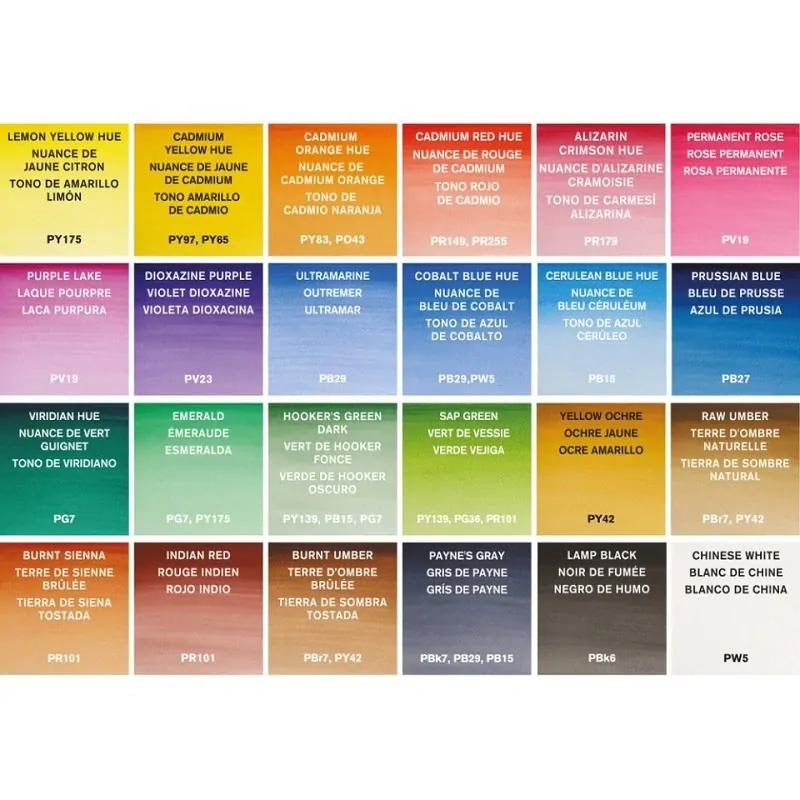 Akvarelové farby Winsor&Newton Cotman Travel set - sada 24 farieb + 1 štetec