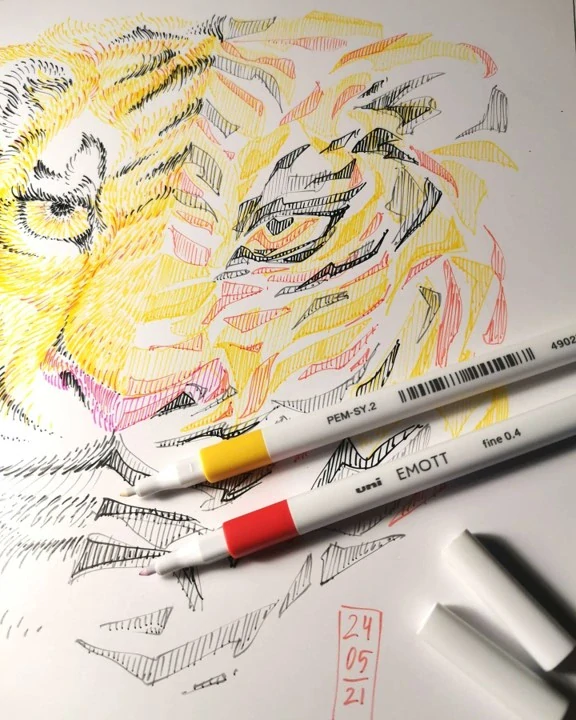 Liner UNI EMOTT - 0,4 mm - svetlozelený 5