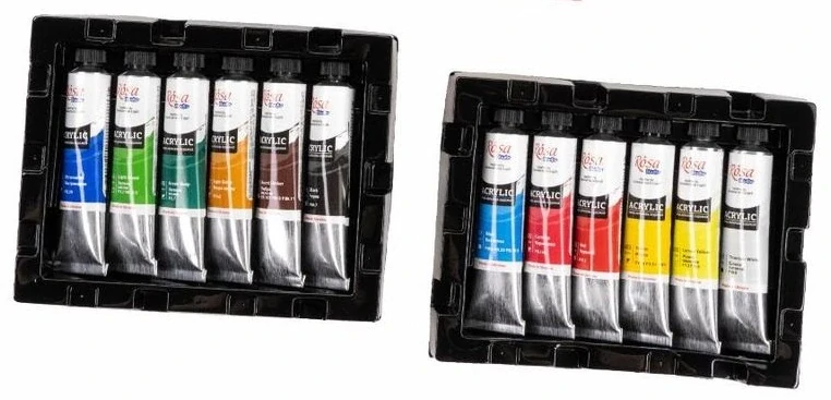 Akrylové farby ROSA studio - sada - 12x20 ml