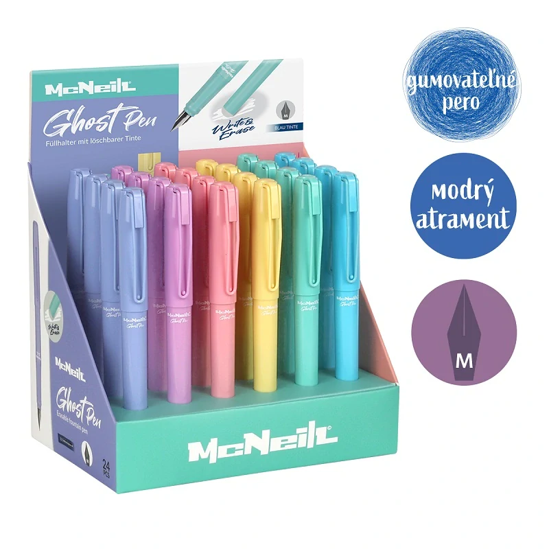 Gumovacie plniace pero Colorino McNeill Pastel