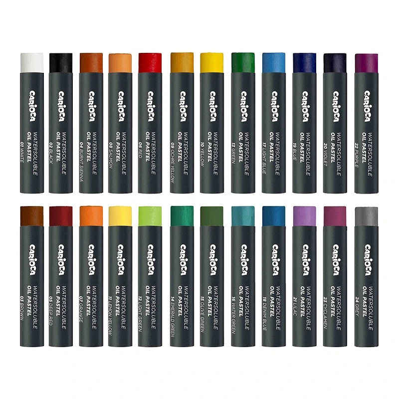 Olejové pastely Carioca Plus - sada - 24 ks