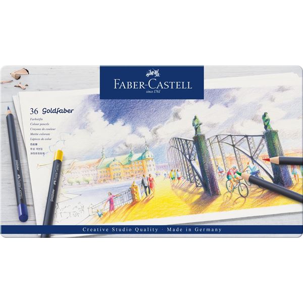 Farbičky FABER-CASTELL Goldfaber - permanent - 36 ks