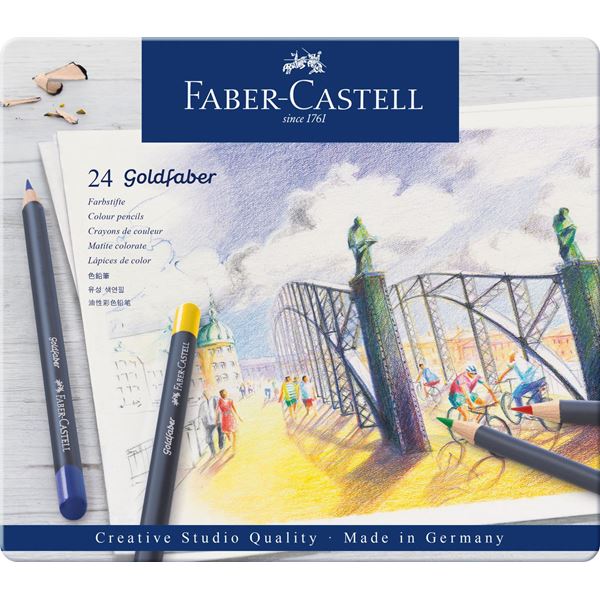 Farbičky FABER-CASTELL Goldfaber - permanent - 24 ks