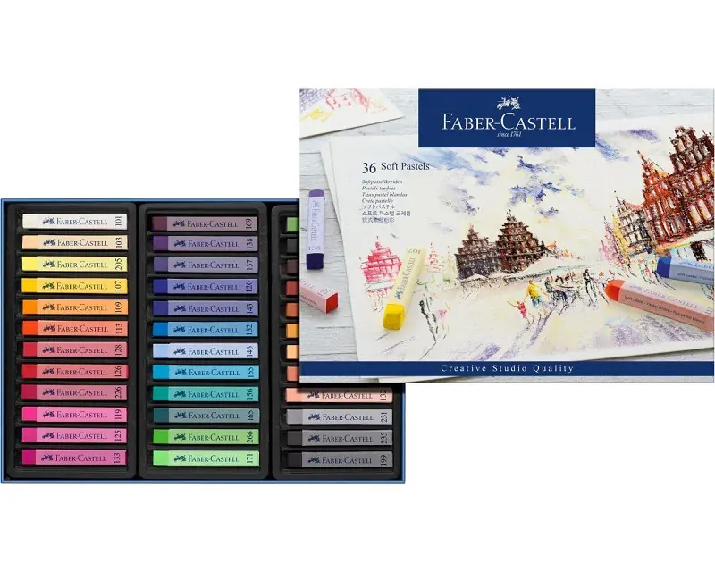 Olejové pastely FABER-CASTELL Gofa - Oil Pastels - farebná sada 36 kusov