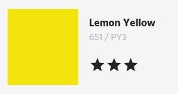 Akrylová farba D&R System3 - Lemon Yellow 651 - 59 ml