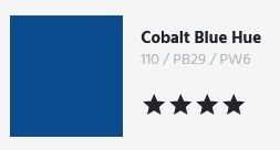 Akrylová farba D&R System3 - Cobalt Blue Hue 110 - 59 ml