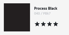 Akrylová farba D&R System3 - Process Black 040 - 59 ml