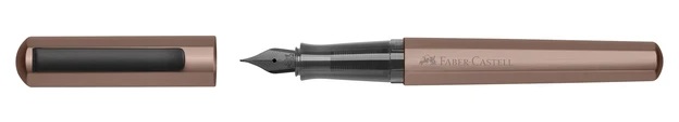 Plniace pero Faber-Castell Hexo - F - bronzové