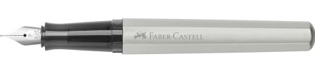 Plniace pero Faber-Castell Hexo - F - strieborné matné