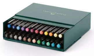 Umelecké popisovače Faber-Castell PITT Studio box - sada 24 farieb