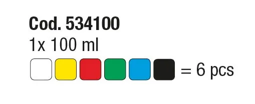 Prstové farby FILA Giotto - 6 x 100 ml