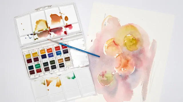 Akvarelové farby Winsor&Newton Cotman Travel set - sada 24 farieb + 1 štetec