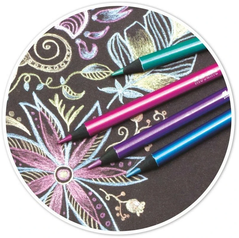 Farbičky Colorino metalické, 10 farieb
