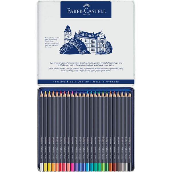 Farbičky FABER-CASTELL Goldfaber - permanent - 24 ks