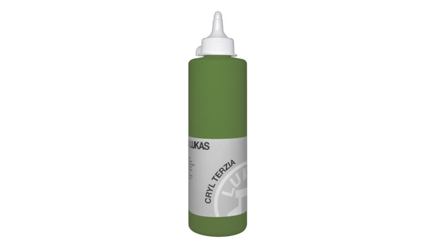 Akrylová farba LUKAS TERZIA - Sap Green 4965 - 500 ml